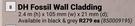 DH Fossil Wall Cladding-2.4m (h) x 105mm (w) x 21mm (d) Each