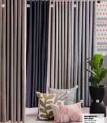 Textured Block Out Eyelet Curtain-2.3m x 2.23m Each