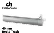 Design House 40mm 1.5m Rod & Track