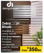 Design House Zebra Blinds-Each