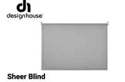 Design House Sheer Blind 1m x 1.6m