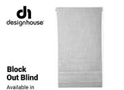 Design House Block Out Blind 1m x 1.6m