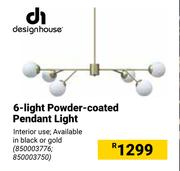 Design House 6 Light Powder Coated Pendant Light