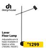 Design House Lever Floor Lamp