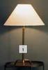 DH Tall Metal Table Lamp Including Shade