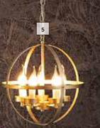 DH 5 Light Sphere Pendant