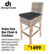 Design House Kubu Goa Bar Chair & Cushion