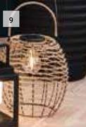 DH Rattan Solar Lantern
