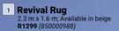 Revival Rug-2.3m x 1.6m