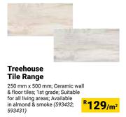 Treehouse Tile Range-250mm x 500mm Per Sqm