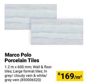Marco Polo Porcelain Tiles-1.2m x 600mm Per Sqm