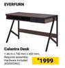 Everfurn Calantra Desk-1.46m x 740mm x 400mm