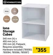 Home & Kitchen Iona Storage Cubes-540mm (h) x 400mm (w) x 290mm (d)