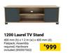 1200 Laurel TV Stand-400mm (h) x 1.2m (w) x 400mm (d)