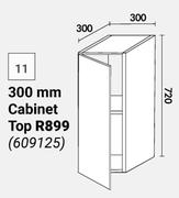  Home & Kitchen Wall Units 300mm Cabinet Top