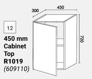  Home & Kitchen Wall Units 450mm Cabinet Top
