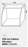 Home & Kitchen Tall Units 600mm Cabinet Microbox