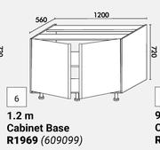 Home & Kitchen Floor Units 1.2m Cabinet Base