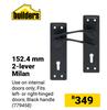 Builders 152.4mm 2 Lever Milan Lock Set