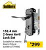 Builders 152.4mm 2 Lever Avril Lock Set