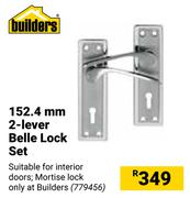 Builders 152.4mm 2 Lever Belle Lock Set