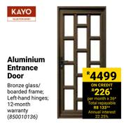 Kayo Aluminium Entrance Door