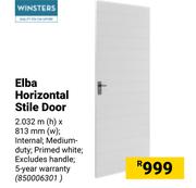 Winsters Elba Horizontal Stile Door