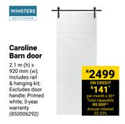 Winsters Caroline Barn Door