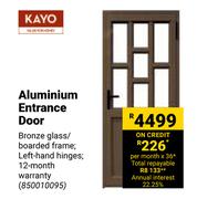 Kayo Aluminium Entrance Door
