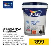 Dulux 20L Acrylic PVA Pastel Base 7
