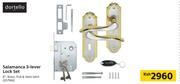 Dortello Salamanca 3 Lever Lock Set