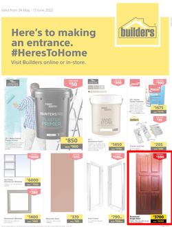 Builders Lusaka & Makeni : Here's To Making An Entrance (24 May - 13 June 2022), page 1