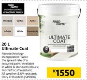 Fired Earth Ultimate Coat-20L