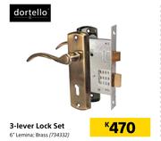 Dortello 3 Lever Lock Set