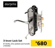 Dortello 3 Lever Lock Set