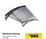 Multiwall Awning 1.2m