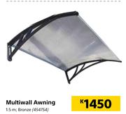 Multiwall Awning 1.5m