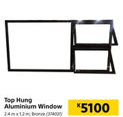 Top Hung Aluminium Window-2.4m x 1.2m