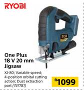 Ryobi One Plus 18V 20mm Jigsaw XJ-80