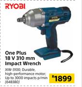 Ryobi One Plus 18V 310mm Impact Wrench XIW-3100