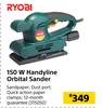 Ryobi 150W Handyline Orbital Sander 