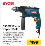 Ryobi 650W 13mm Impact Drill PD-650