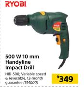 Ryobi 500W 10mm Handyline Impact Drill HID-500