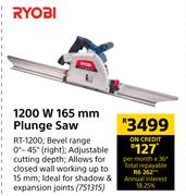 Ryobi 1200W 165mm Plunge Saw RT-1200