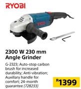 Ryobi 2300W 230mm Angle Grinder G-2323