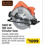Black+Decker 140W 185mm Circular Saw CS1004