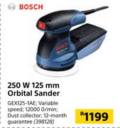 Bosch 250W 125mm Orbital Sander GEX125-1AE