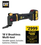 Cat 18V Brushless Multi Tool