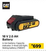 Cat 18V 2.0Ah Battery