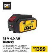 Cat 18V 4.0Ah Battery